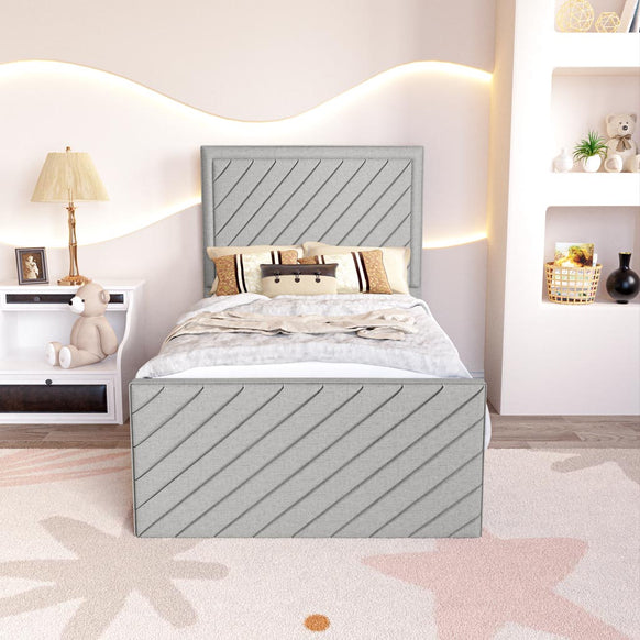 Oxford Kids Upholstered Ottoman Bed
