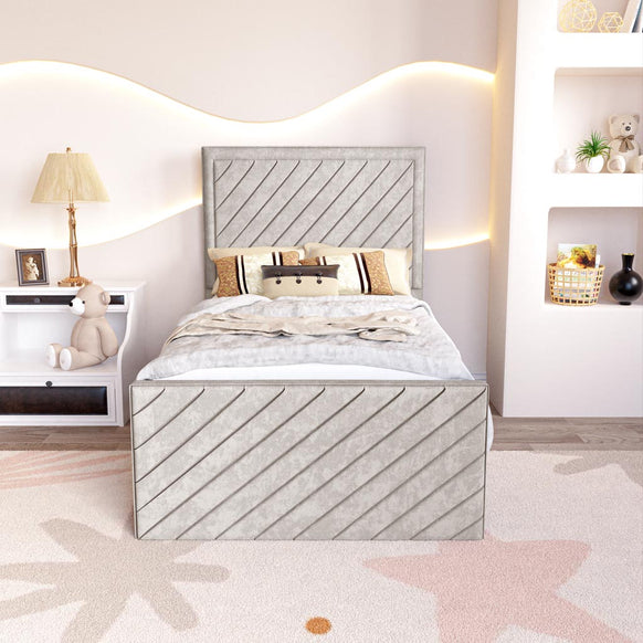 Oxford Kids Upholstered Ottoman Bed