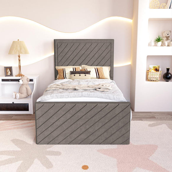 Oxford Kids Upholstered Ottoman Bed