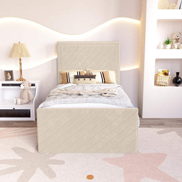 Oxford Kids Upholstered Ottoman Bed