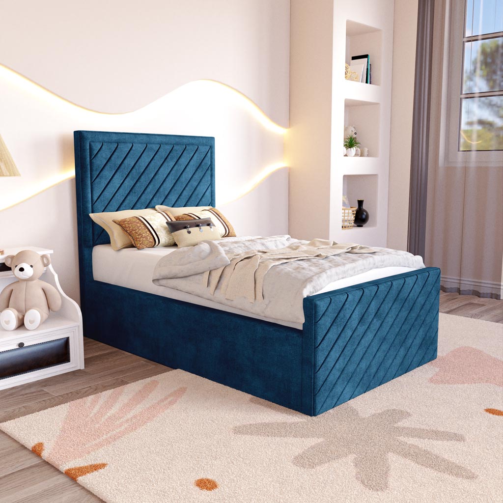 Oxford Kids Upholstered Ottoman Bed