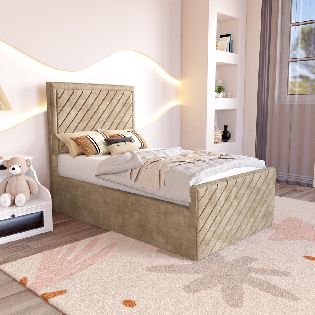 Oxford Kids Upholstered Ottoman Bed
