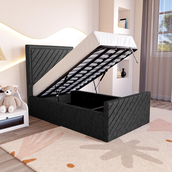 Oxford Kids Upholstered Ottoman Bed