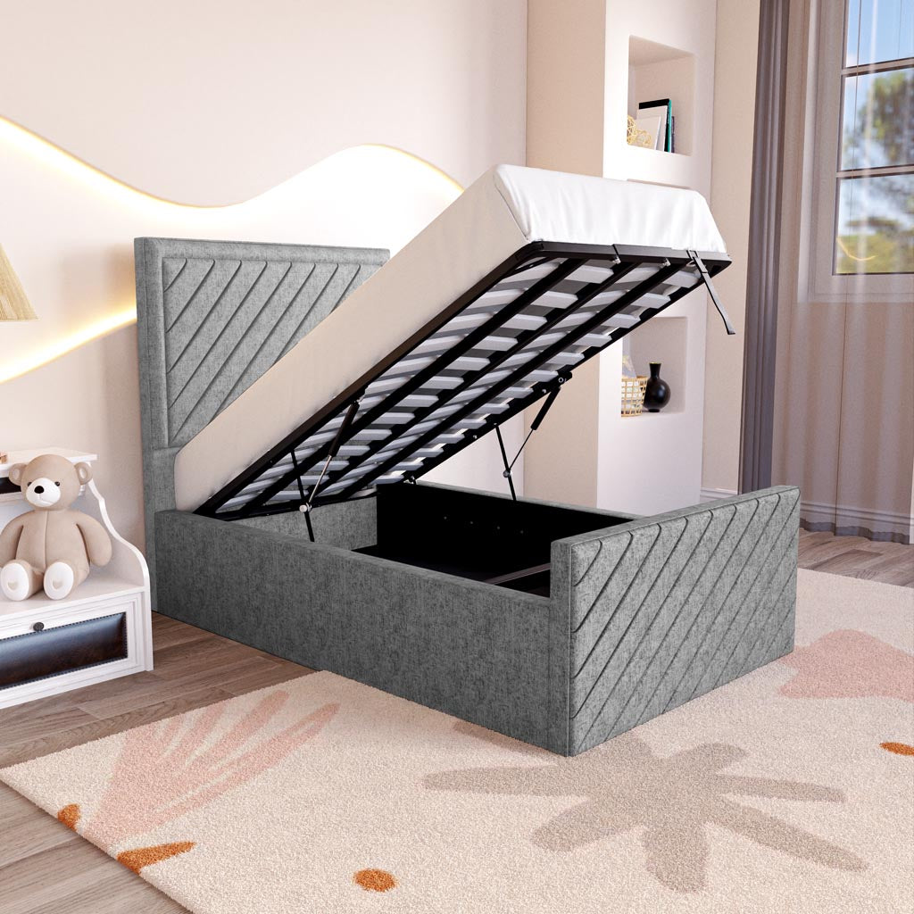 Oxford Kids Upholstered Ottoman Bed