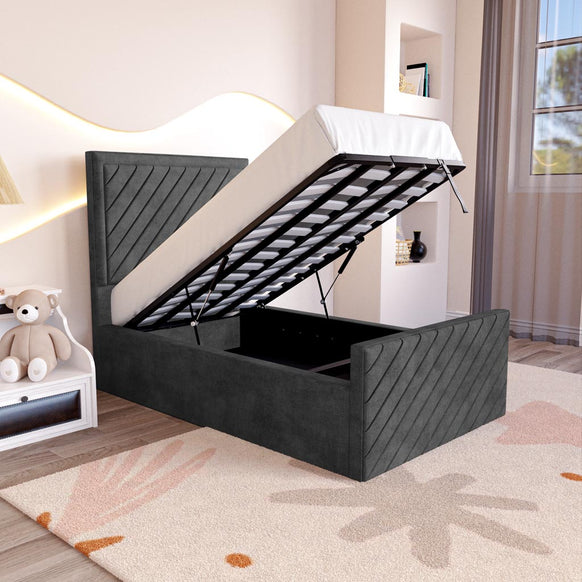Oxford Kids Upholstered Ottoman Bed
