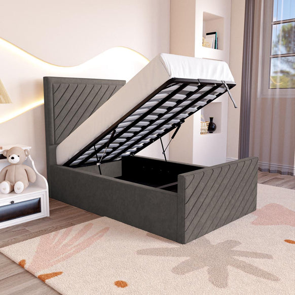 Oxford Kids Upholstered Ottoman Bed