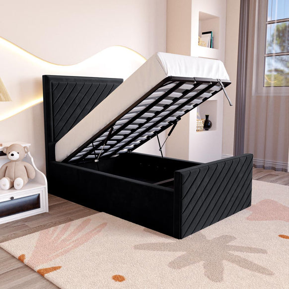Oxford Kids Upholstered Ottoman Bed