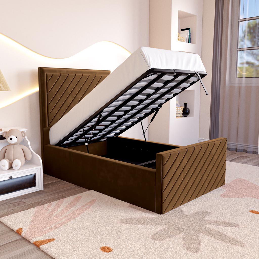 Oxford Kids Upholstered Ottoman Bed