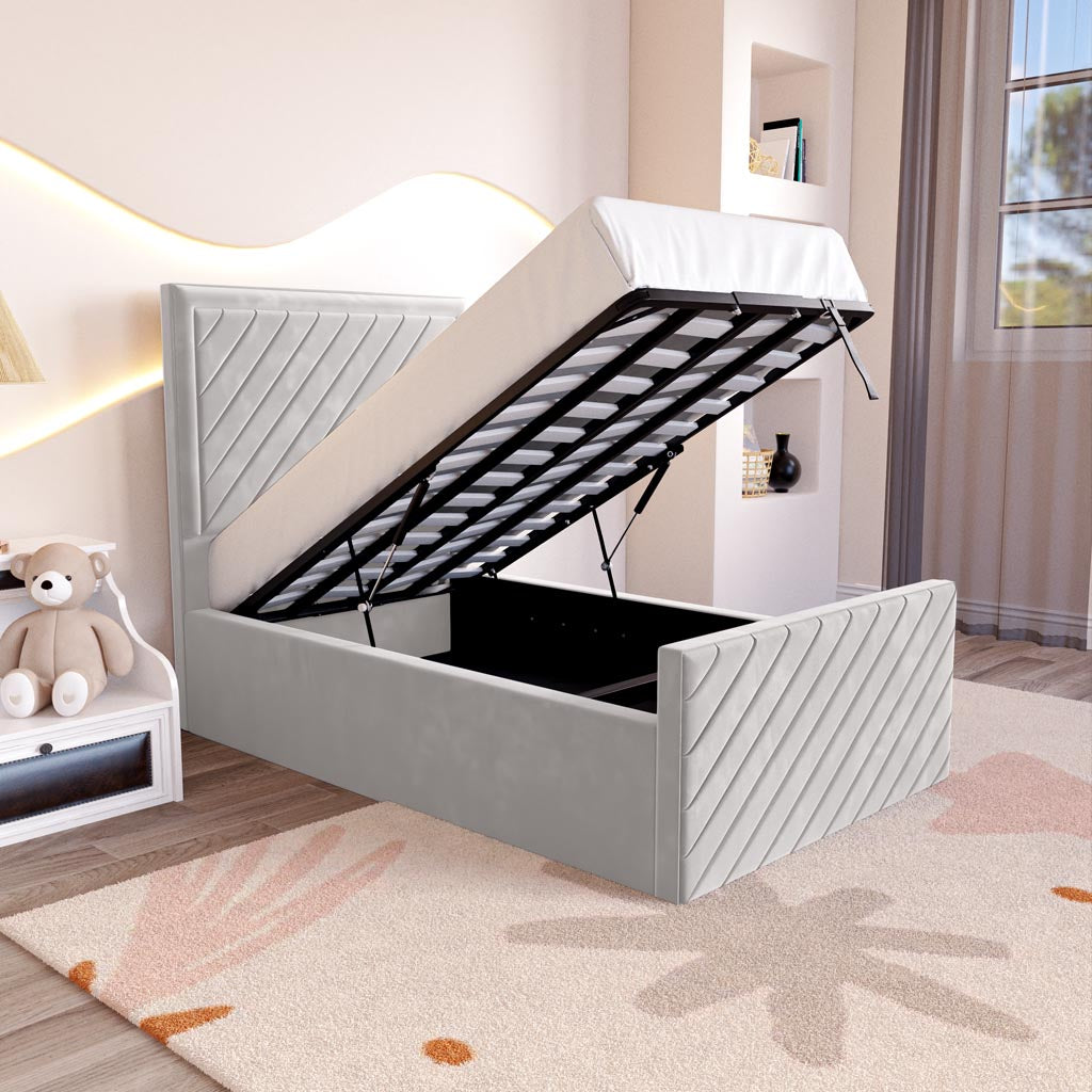 Oxford Kids Upholstered Ottoman Bed