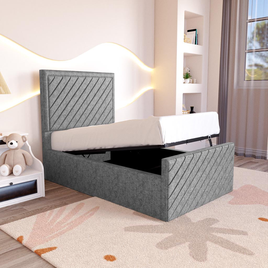 Oxford Kids Upholstered Ottoman Bed
