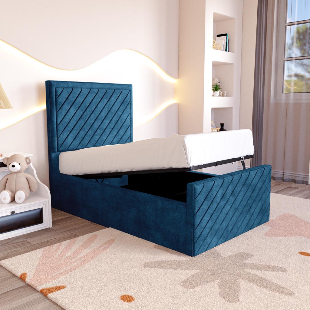 Oxford Kids Upholstered Ottoman Bed