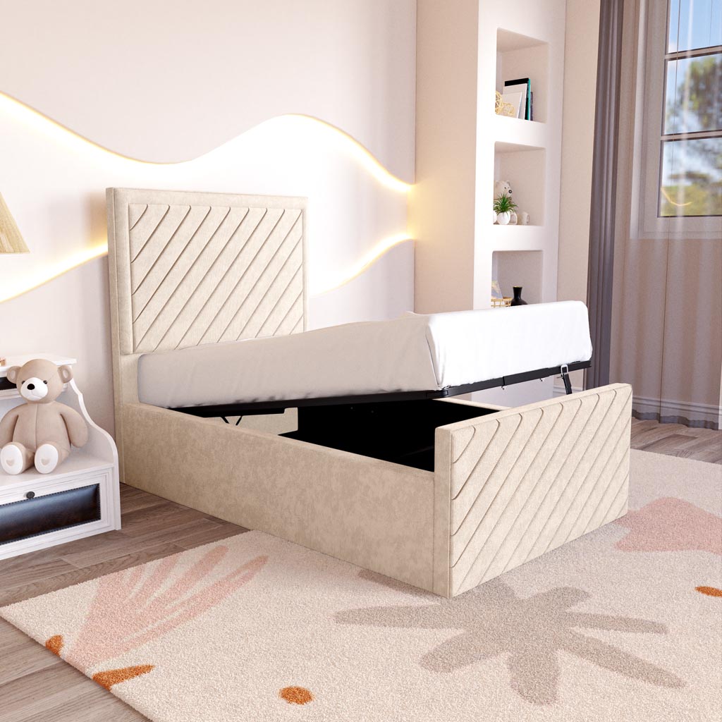 Oxford Kids Upholstered Ottoman Bed