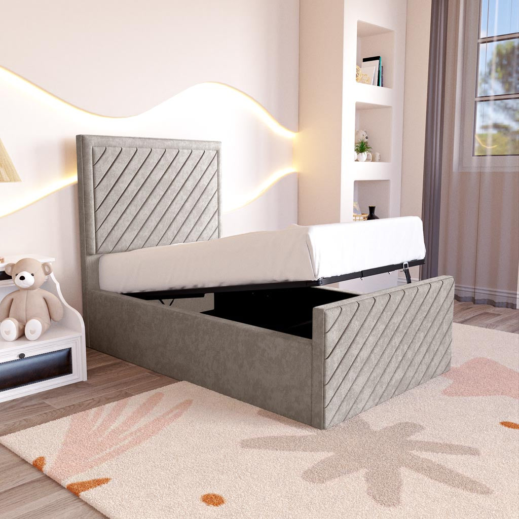 Oxford Kids Upholstered Ottoman Bed