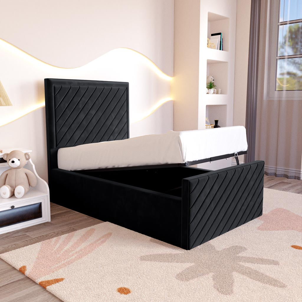Oxford Kids Upholstered Ottoman Bed