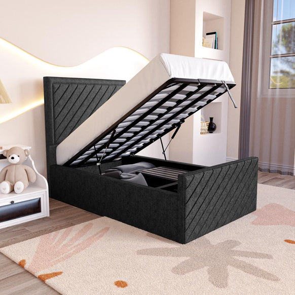 Oxford Kids Upholstered Ottoman Bed