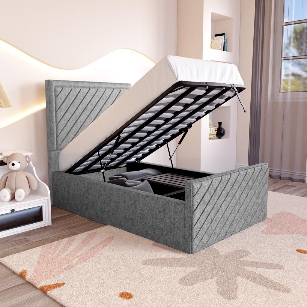 Oxford Kids Upholstered Ottoman Bed