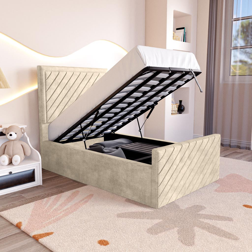 Oxford Kids Upholstered Ottoman Bed