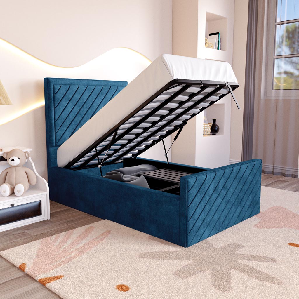 Oxford Kids Upholstered Ottoman Bed