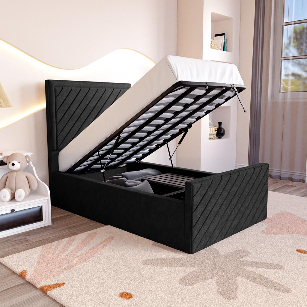 Oxford Kids Upholstered Ottoman Bed