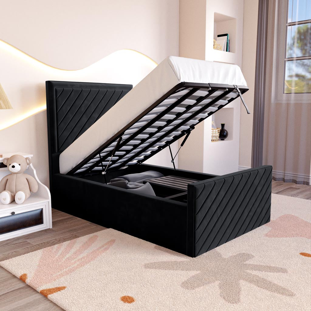 Oxford Kids Upholstered Ottoman Bed