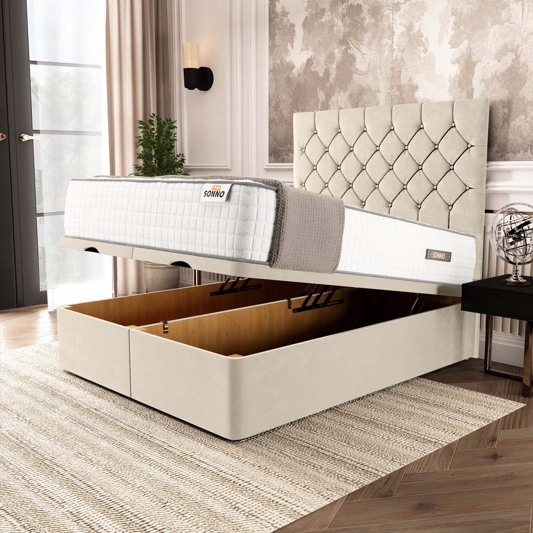 Seville Chesterfield Ottoman Divan Bed