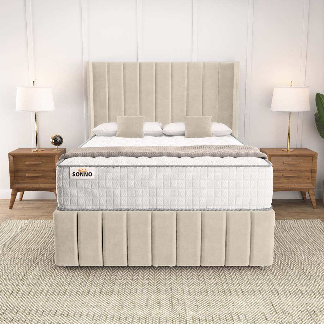 Cidra Wingback Ottoman Divan Bed