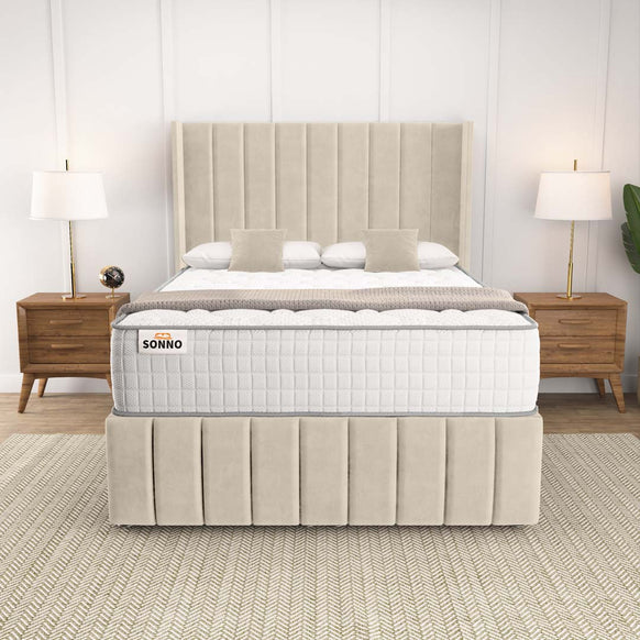 Cidra Wingback Ottoman Divan Bed