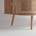 Portobello 2+2 Drawer Chest - Natural