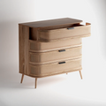 Portobello 4 Drawers Chest - Natural