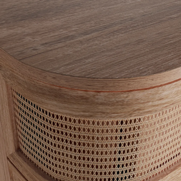 Portobello 4 Drawers Chest - Natural