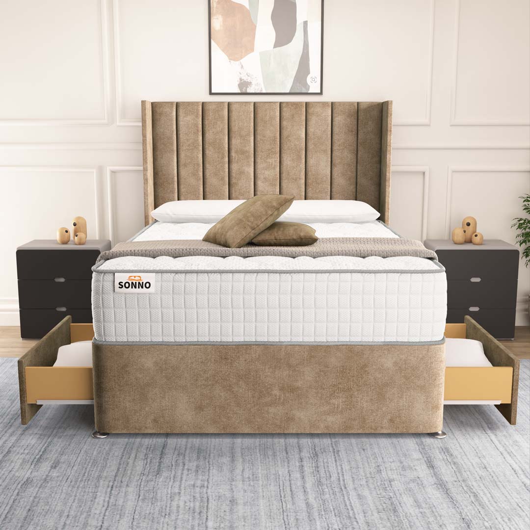 Prague Wingback Divan Bed