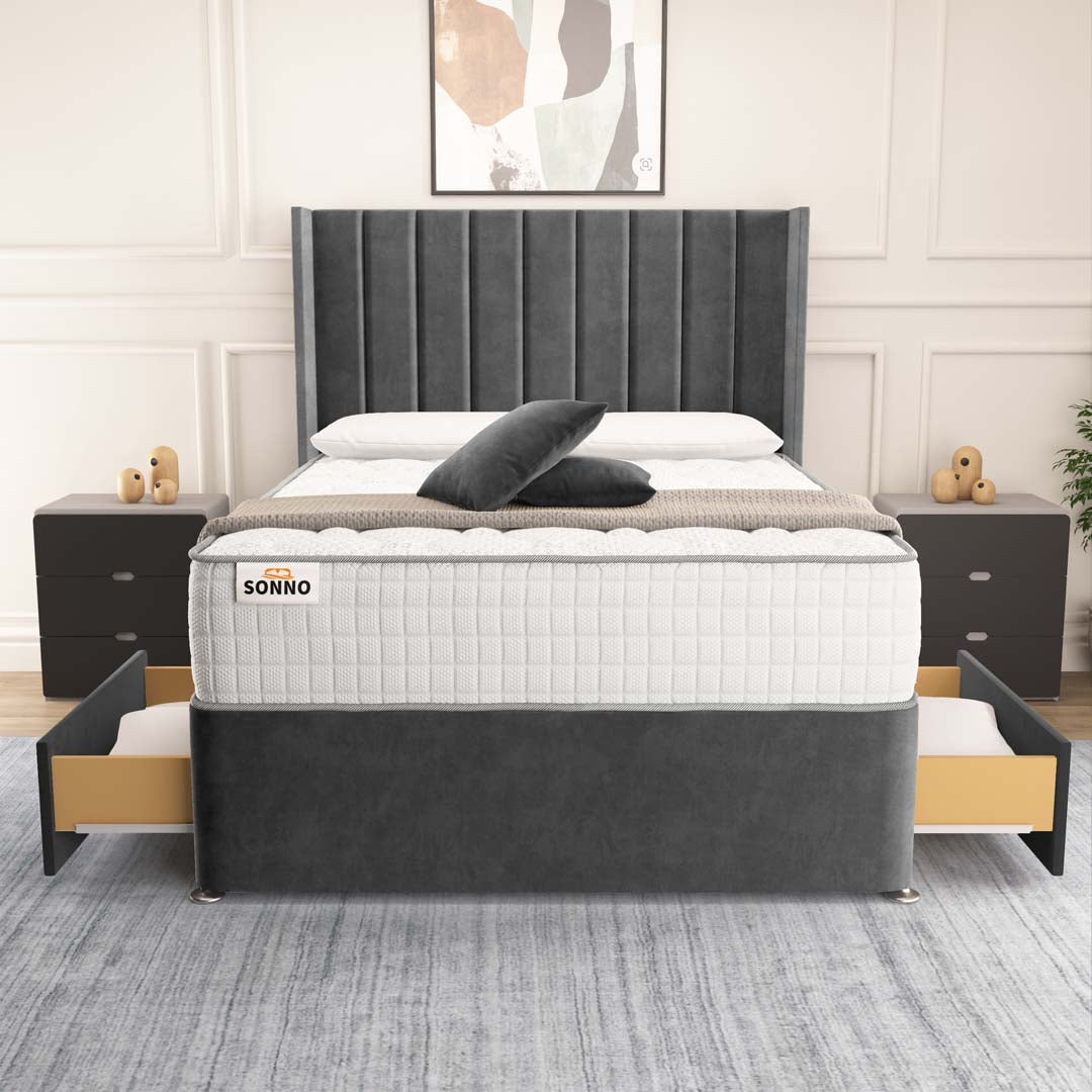 Prague Wingback Divan Bed
