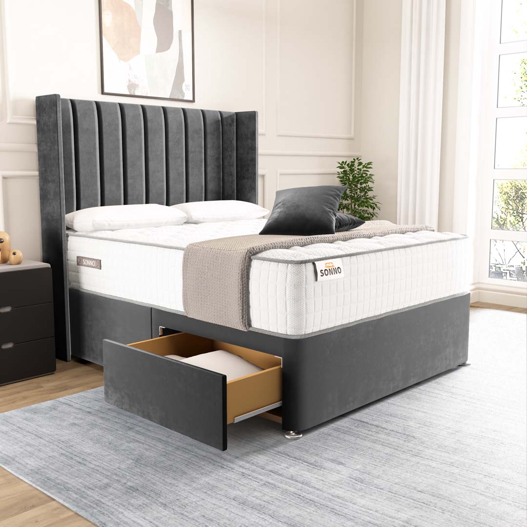 Prague Wingback Divan Bed