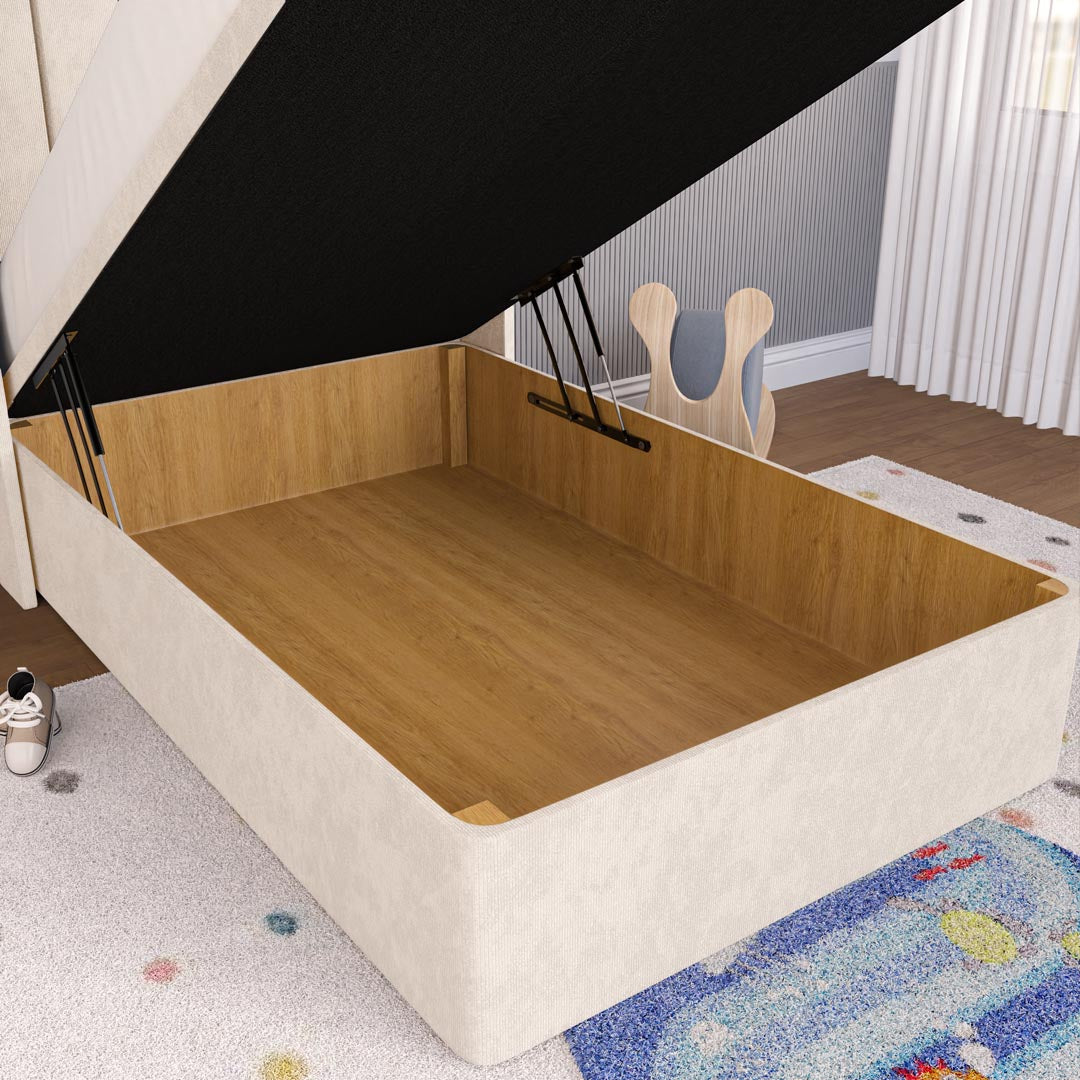 Prague Kids Wingback Ottoman Divan Bed