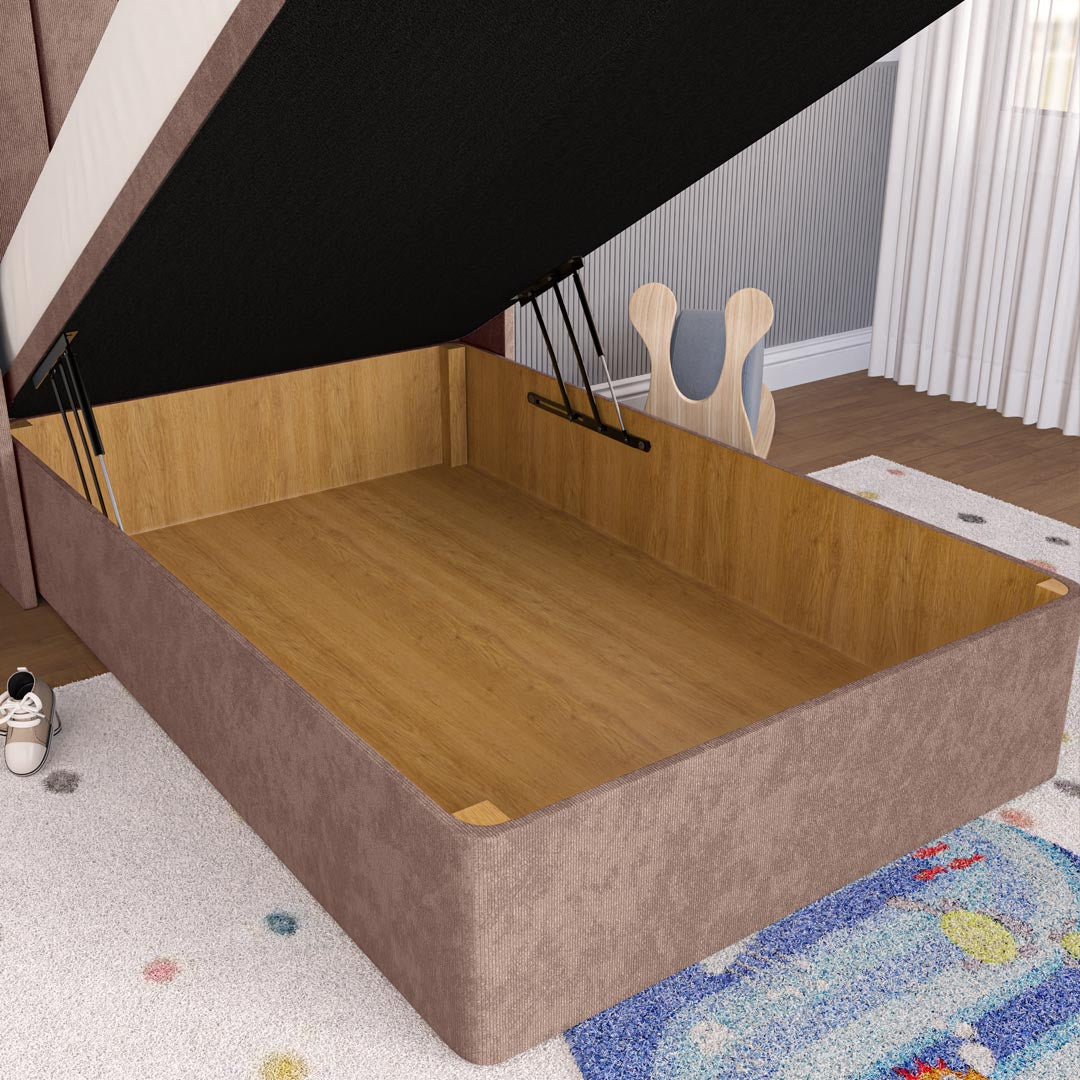 Prague Kids Wingback Ottoman Divan Bed