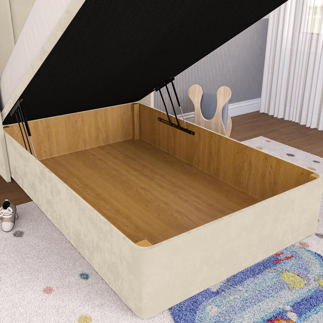 Prague Kids Wingback Ottoman Divan Bed