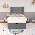 Prague Kids Wingback Ottoman Divan Bed