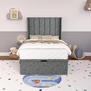 Prague Kids Wingback Ottoman Divan Bed