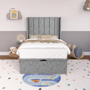Prague Kids Wingback Ottoman Divan Bed