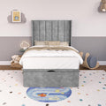 Prague Kids Wingback Ottoman Divan Bed