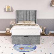 Prague Kids Wingback Ottoman Divan Bed