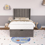 Prague Kids Wingback Ottoman Divan Bed