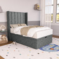 Prague Kids Wingback Ottoman Divan Bed