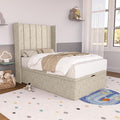 Prague Kids Wingback Ottoman Divan Bed