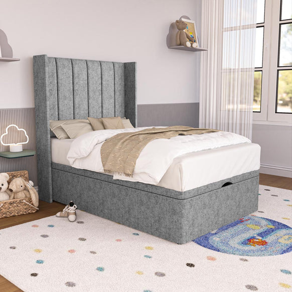 Prague Kids Wingback Ottoman Divan Bed