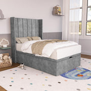 Prague Kids Wingback Ottoman Divan Bed