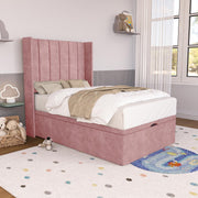 Prague Kids Wingback Ottoman Divan Bed