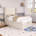 Prague Kids Wingback Ottoman Divan Bed