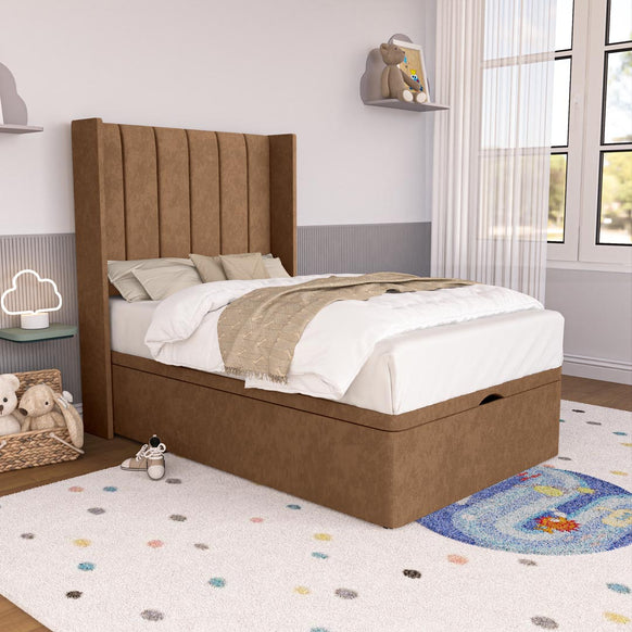 Prague Kids Wingback Ottoman Divan Bed