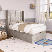 Prague Kids Wingback Ottoman Divan Bed